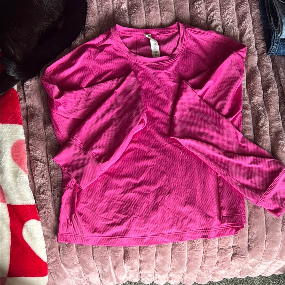 Lululemon Athletica Pink Long Sleeve Tee